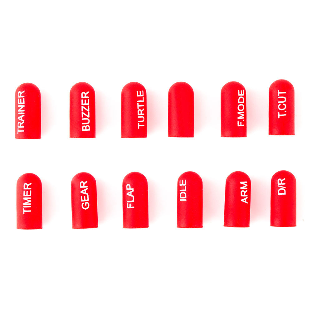 12pcs Labeled Silicon Switch Cover Set (Short/ Long)