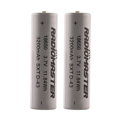 18650 3200mAh 3.7V Battery (2pcs) for TX16S / Boxer / TX12/ MT12 Radios