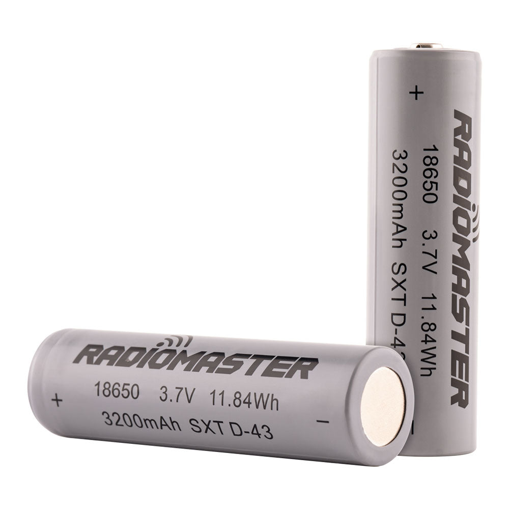 18650 3200mAh 3.7V Battery (2pcs) for TX16S / Boxer / TX12/ Pocket