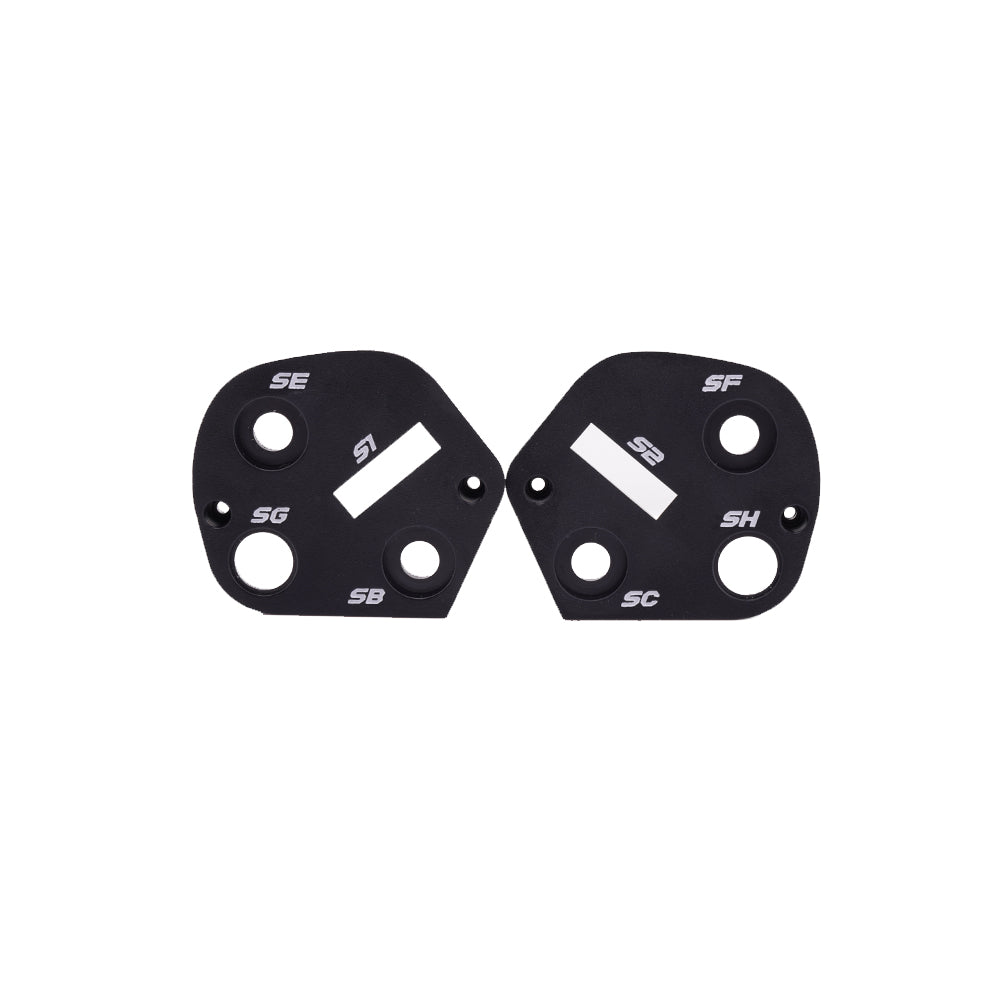 GX12 Standard shoulder plates