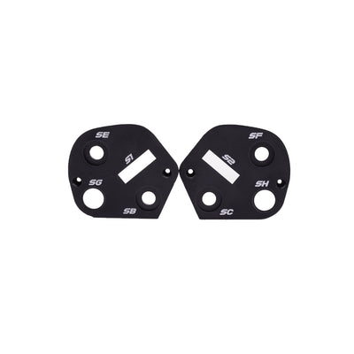 GX12 Standard shoulder plates