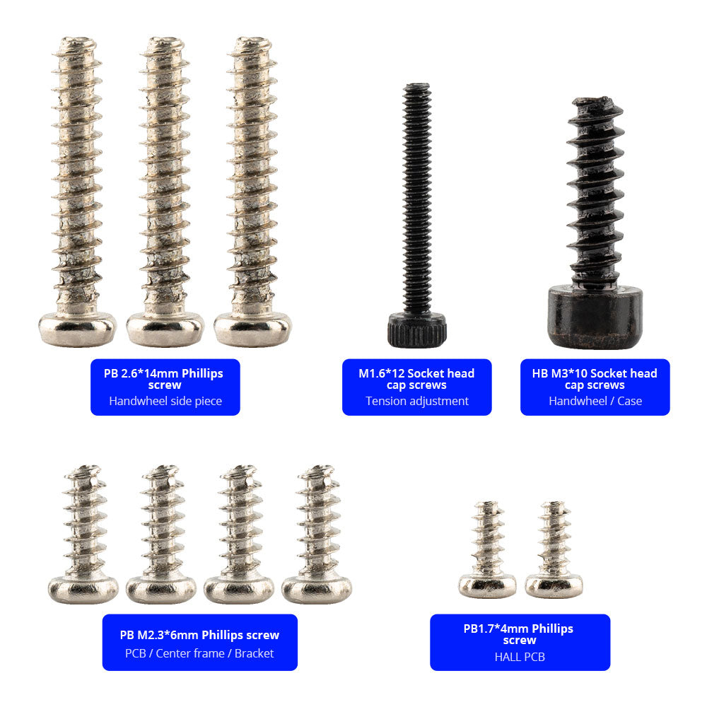 MT12 Steering Wheel Screw Set