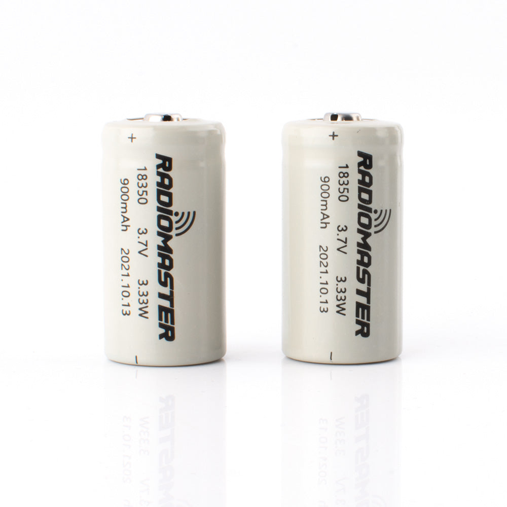 900mah 3.7v Li-ion 18350 Battery for Zorro Radio Controller (2pcs)