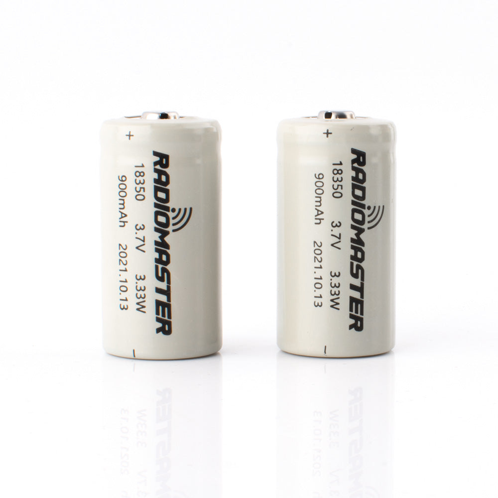 <tc>用于 Zorro 遥控器的 900mah 3.7v 锂离子 18350 电池（2 个）</tc>