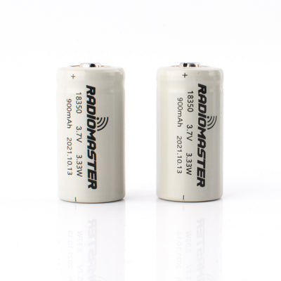 900mah 3.7v Li-ion 18350 Battery for Zorro Radio Controller (2pcs)