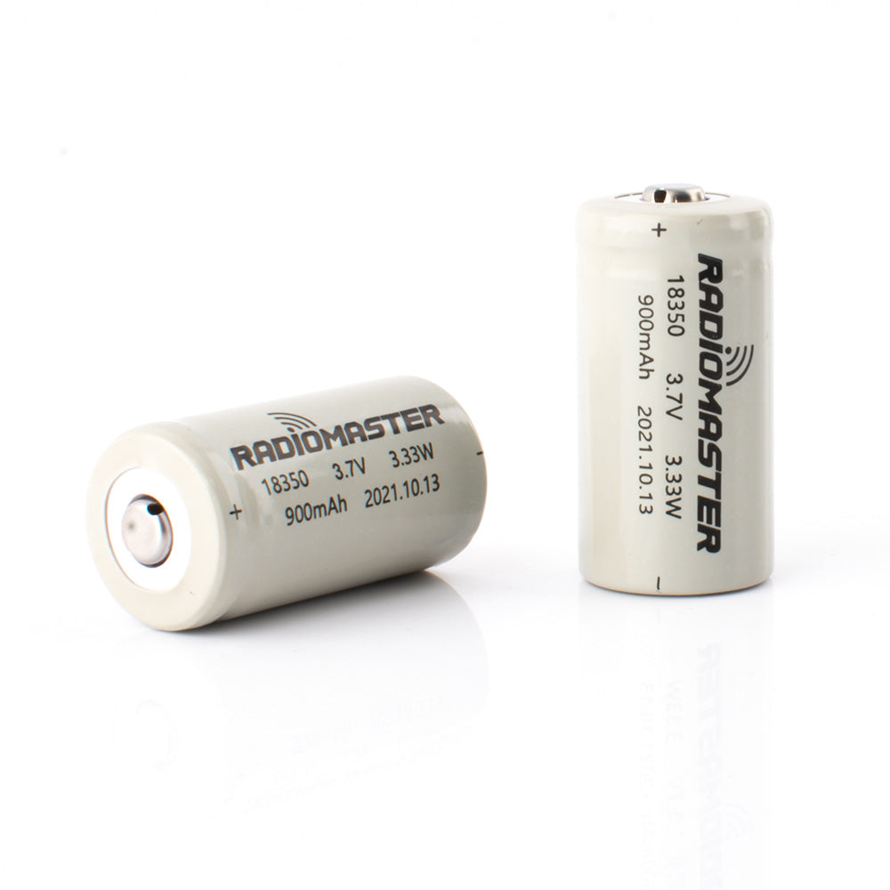 900mah 3.7v Li-ion 18350 Battery for Zorro Radio Controller (2pcs)