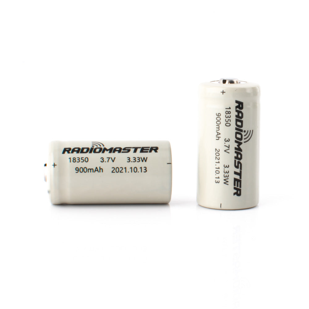 900mah 3.7v Li-ion 18350 Battery for Zorro Radio Controller (2pcs)