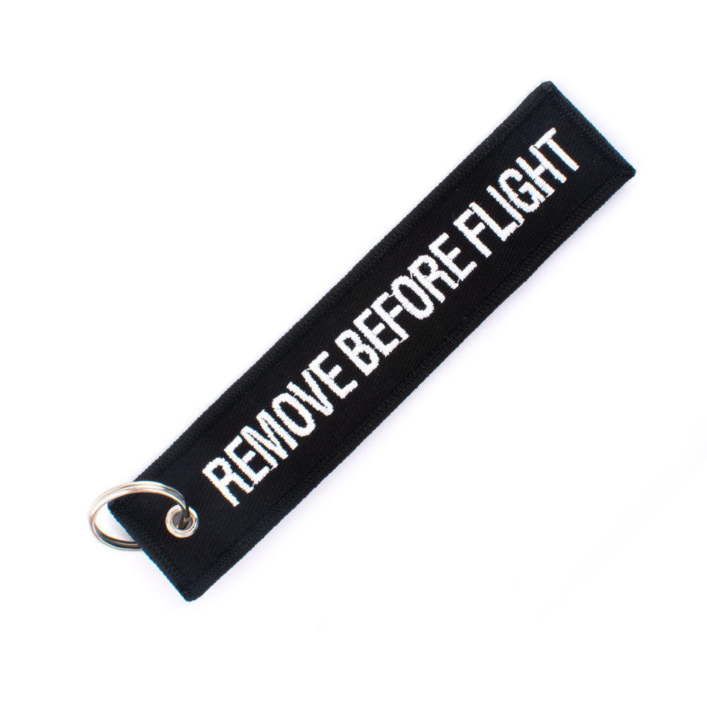 Remove Before Flight Key chain