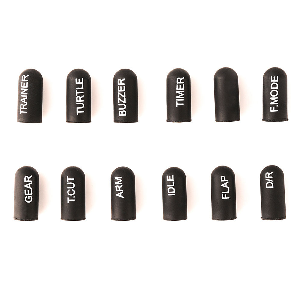 12pcs Labeled Silicon Switch Cover Set (Short/ Long)