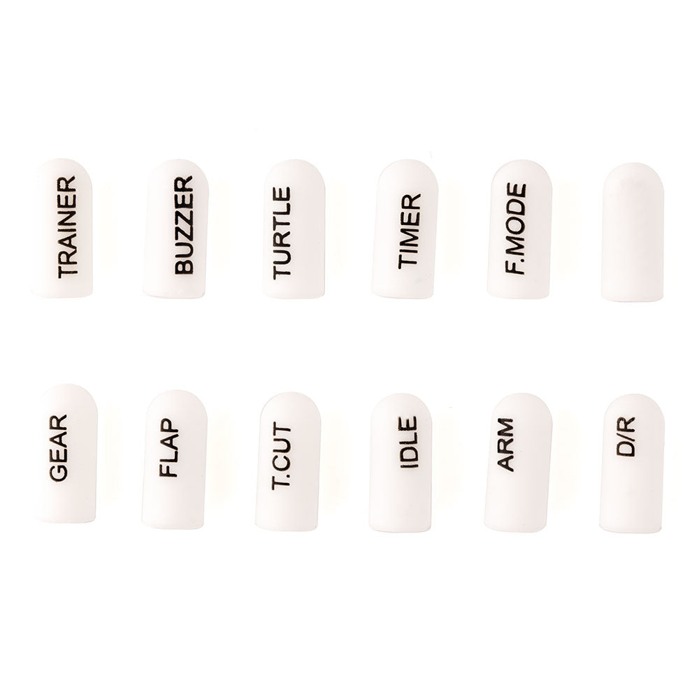 12pcs Labeled Silicon Switch Cover Set (Short/ Long)