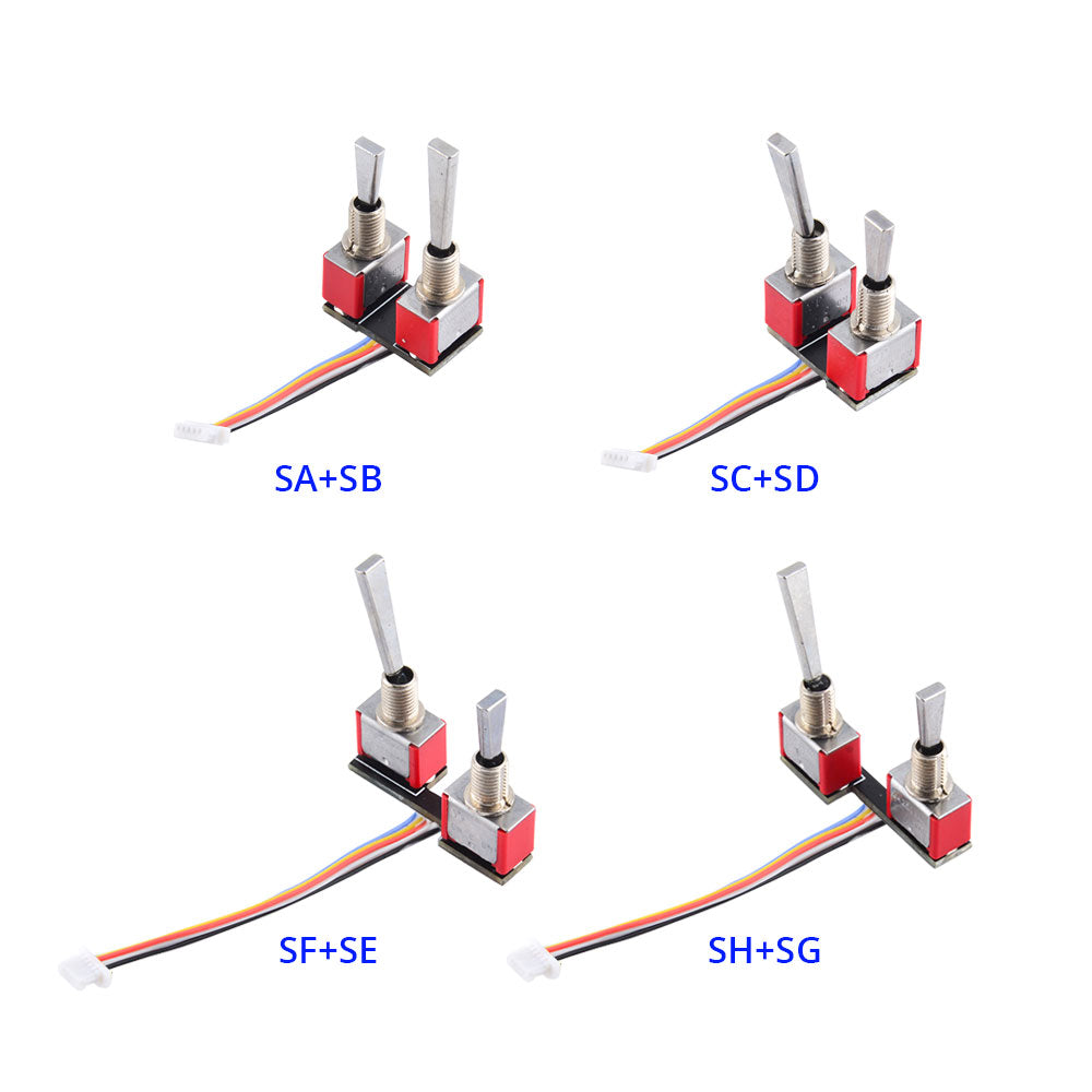 TX16S 替换开关组件 (SA+SB/SC+SD/SF+SE/SH+SG)