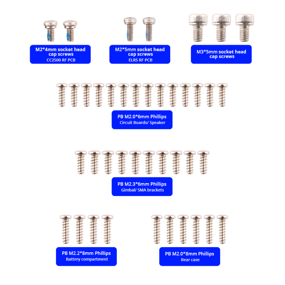 TX12 MKII Screw Assembly