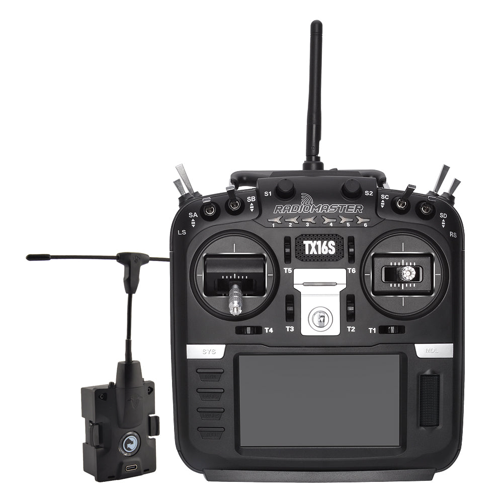 TX16S 霍尔无线电控制器带 TBS MicroTX (V1) 霍尔云台版-模式 2
